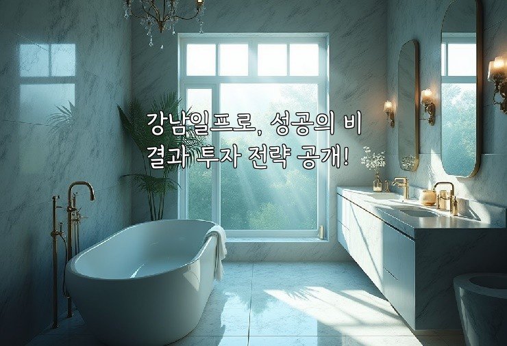 강남일프로, 성공의 비결과 투자 전략 공개!